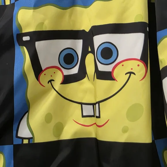 SpongeBob SquarePants Mens Jacket - Black and Yellow - Picture 3 of 8